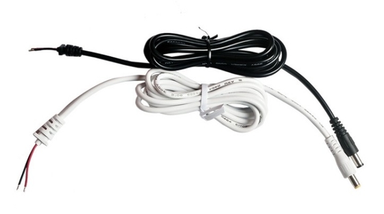 Mannetje 3.5mm gelijkstroom-Machtsstop 5.5*2.1mm Kabel rechtstreeks Verbinding met Elektrowirs van de Spanningshulp 2pin