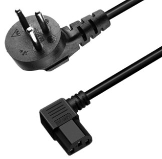 6ft de Uitrusting van de Kabeldraad, 3 Riek Pin Ac Power Cord Cable voor PC- Bureaucomputer